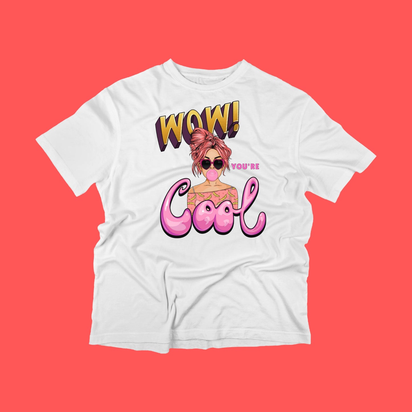 Adult "Wow you're cool" T-shirt