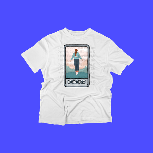 Adult T-Shirt ST Inspired tarot card "Mad Max"