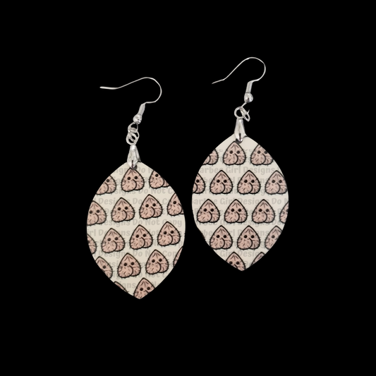 Adult Earrings with Cute lil Nutt Sack Design