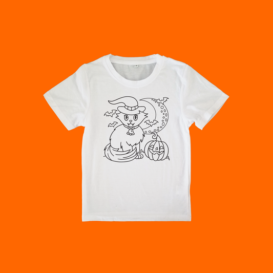 Kids Coloring Shirt And Washable Marker Set