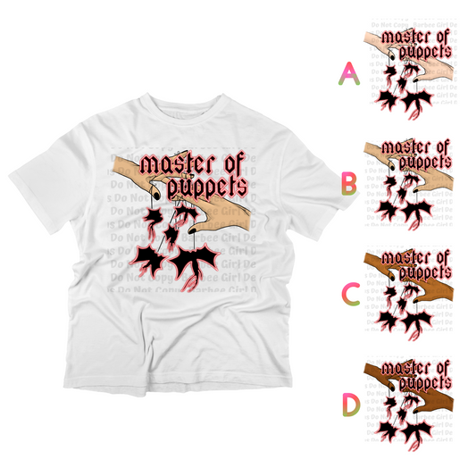 Adult T-Shirt ST Inspired Design "Master of Puppets"