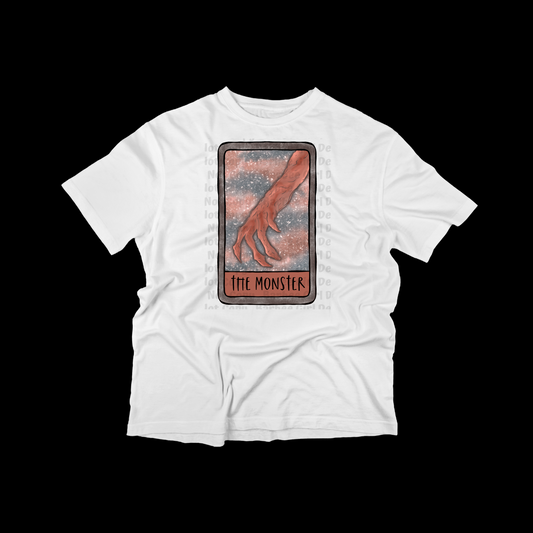 Adult T-Shirt ST Inspired tarot card "The Monster"