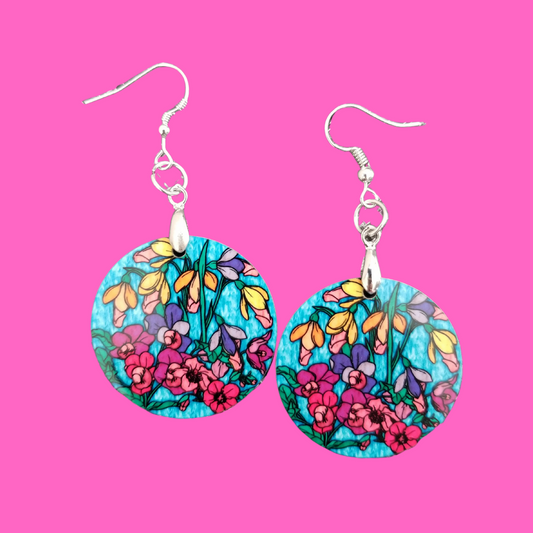 Suspicious Flower Earrings