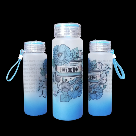 17oz Glass Bottle with ST inspired design