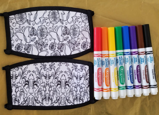 NSFW Adult Peen and Vag Design Coloring Mask Set