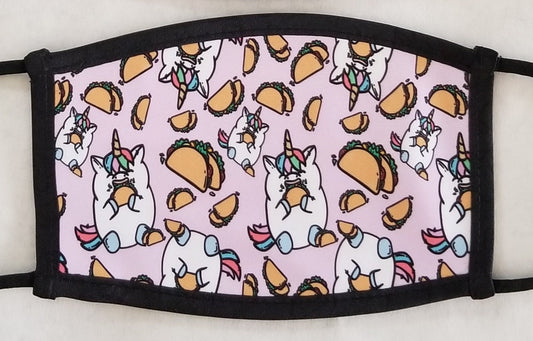 Adult Unicorns and Tacos Mask