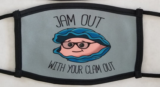 Adult Jam Out With Your Clam Out Mask