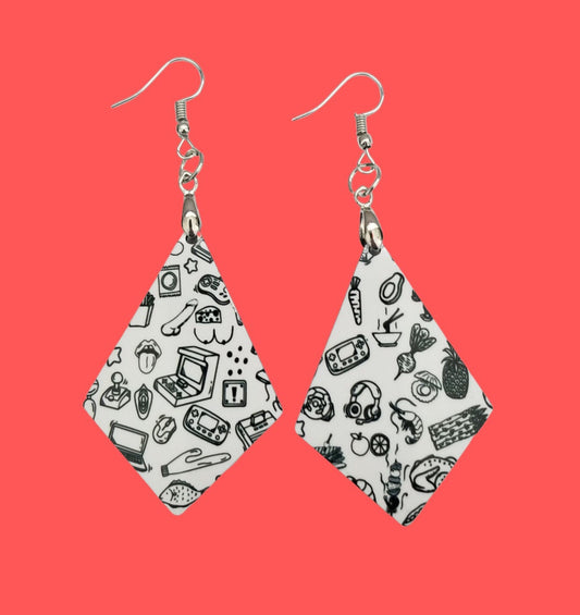 Secret Naughty Doodles Earrings