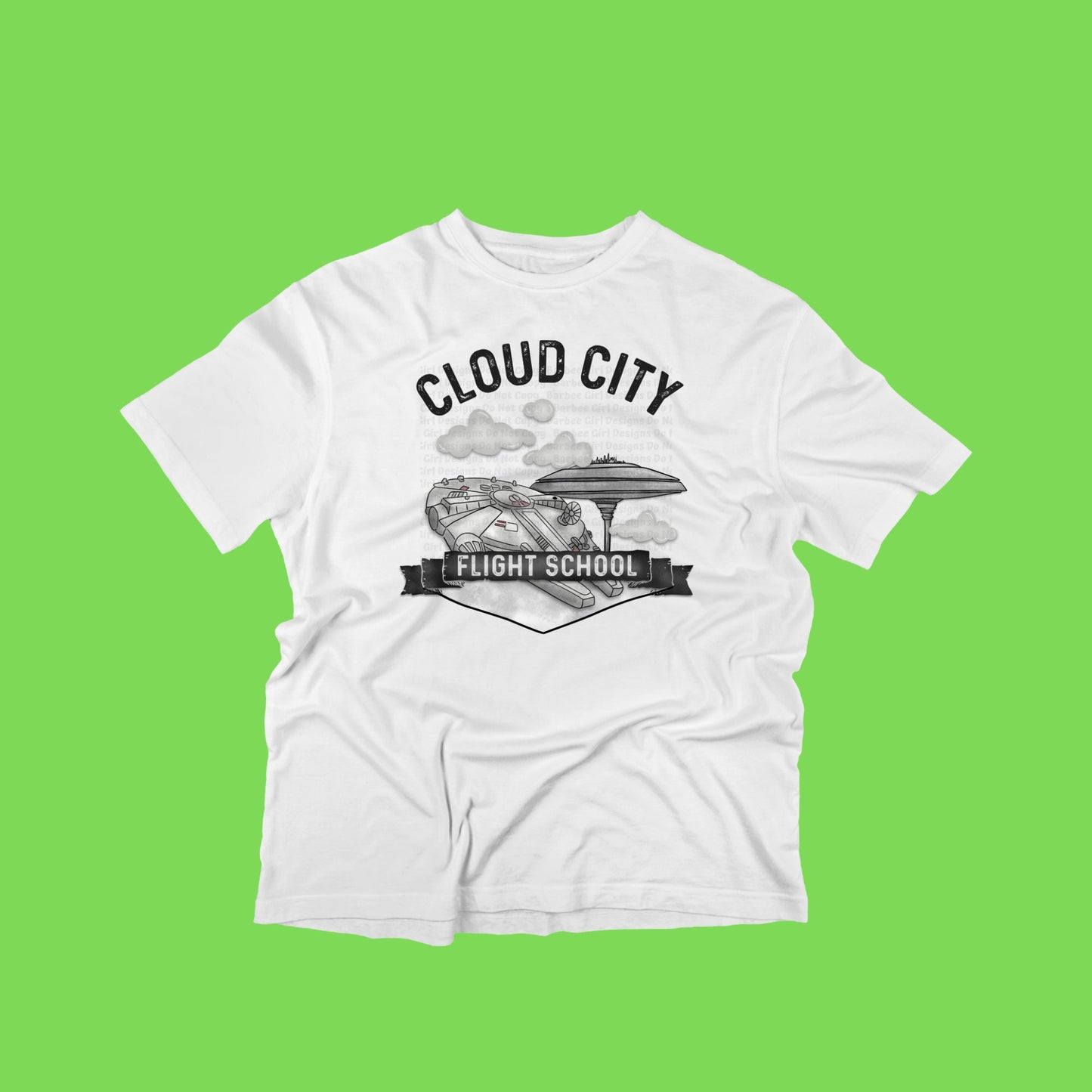 Adult Cloud City Flight School T-Shirt