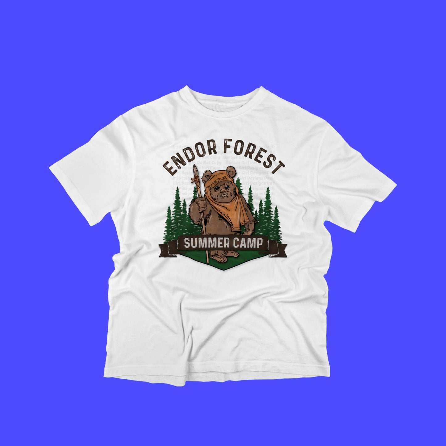 Adult Endor Forest Summer Camp T-Shirt